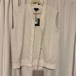 Alezza Paris  Gray Women's Vest very light T-shirt material